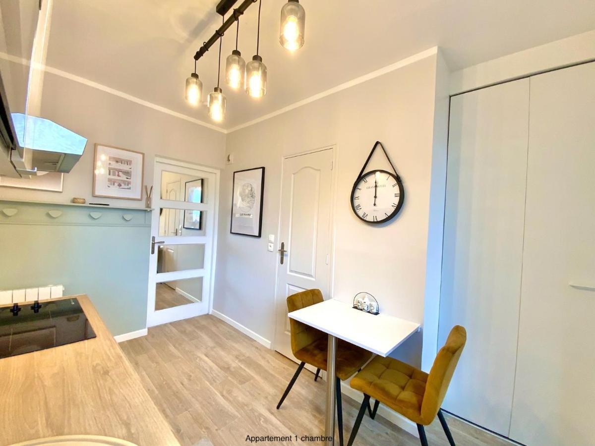 Appartements Chaleureux - 15 Min A Pied De La Gare Le Havre Dış mekan fotoğraf
